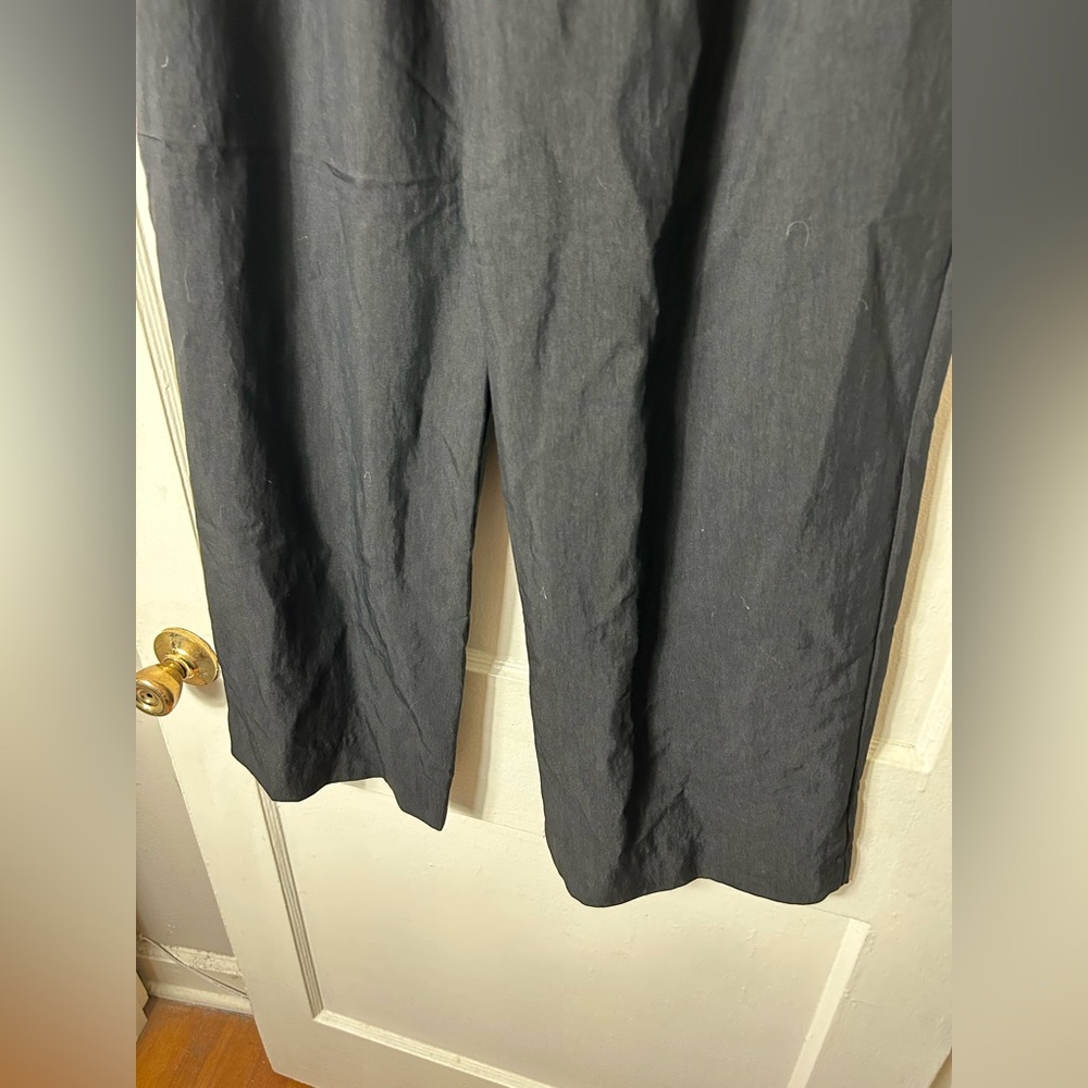 Banana Republic black heritage wide leg utility pant womens 10 NWT - Picture 6 of 10